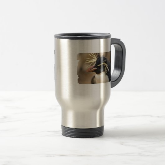 Rockhopper Penguin Travel Mug Reisbeker (Voorkant rechts)
