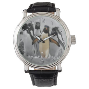 Rockhopper Penguins Horloge