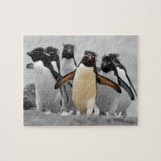 Rockhopper Penguins Legpuzzel (Horizontaal)