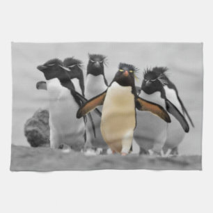 Rockhopper Penguins Theedoek
