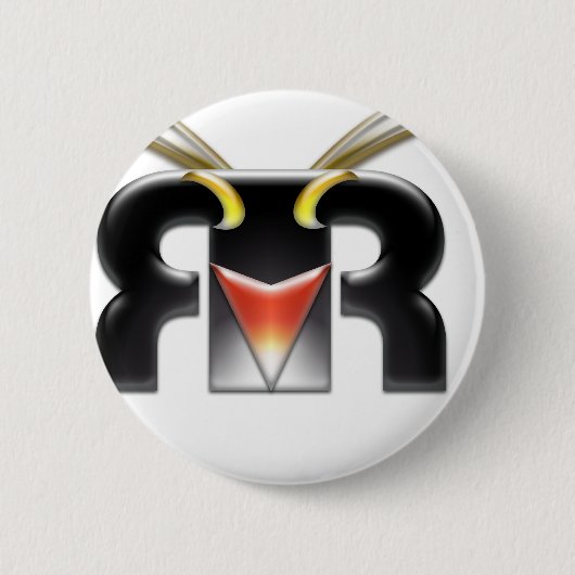 Rockhopper VFX logo Ronde Button 5,7 Cm (Voorkant)