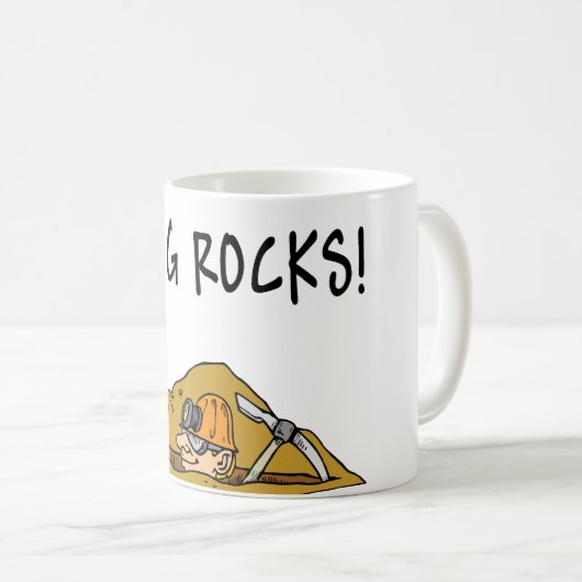 Rockhound-cadeobject Koffiemok (Voorkant rechts)