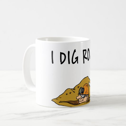 Rockhound-cadeobject Koffiemok (Voorkant links)