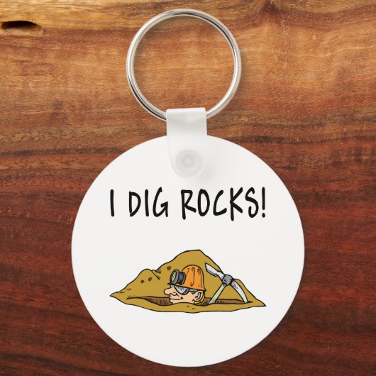 Rockhound-cadeobject Sleutelhanger (Voorkant)