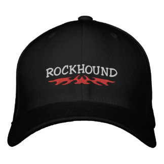 Rockhound geborduurd Pet