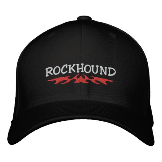 Rockhound geborduurd Pet (Voorkant)
