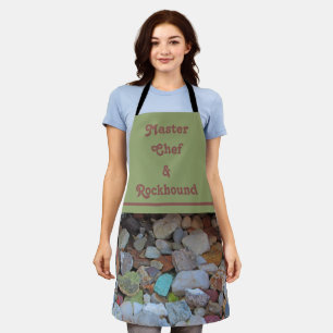Rockhound Kleurrijke Rocks Foto Natuur Master Chef Schort
