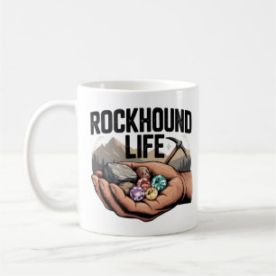 Rockhound Leven Rockhounding & Kristal Tumbling Koffiemok