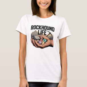 Rockhound Leven Rockhounding & Kristal Tumbling T-shirt