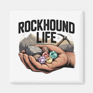 Rockhound Leven Rockhounding & Kristal Tumelen Magneet