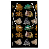 Rockhound Minerals Natuur Fotografie Patroon Klein Cadeauzakje (Achterkant)