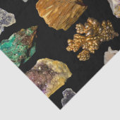 Rockhound Rocks and Minerals Photography Pattern Tissuepapier (Detail)