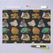 Rockhound Rocks and Minerals Photography Pattern Tissuepapier (Craft)