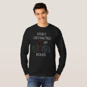 Rockhounding Funny Gezegde Earth Science T-shirt (Voorkant volledig)