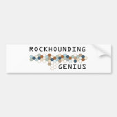 Rockhounding Genius Bumpersticker (Voorkant)