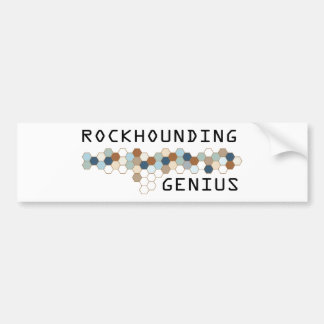 Rockhounding Genius Bumpersticker