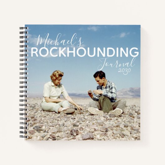Rockhounding  Inspired Adventures Journal Notitieboek (Voorkant)