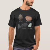 Rockhounding Rock Collecting Muscavite Pyroxene Ca T-shirt (Voorkant)