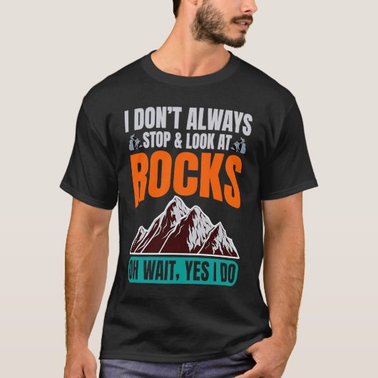 Rockhounding Rockhound Schist Gelukkig Geode Rock  T-shirt (Voorkant)