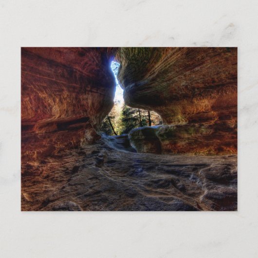 Rockhouse, Hocking Hills State Park, Ohio Briefkaart (Voorkant)