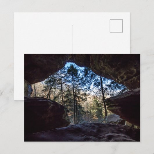 Rockhouse, Hocking Hills State Park, Ohio Briefkaart (Voorkant / Achterkant)