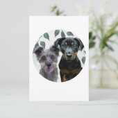 Rockie en Lyla .75 inch stickers Kaart (Staand voorkant)