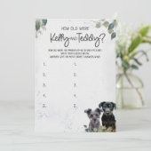 Rockie en Lyla's mama papa spel Kaart (Staand voorkant)