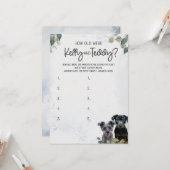 Rockie en Lyla's mama papa spel Kaart (Voorkant / Achterkant in situ)