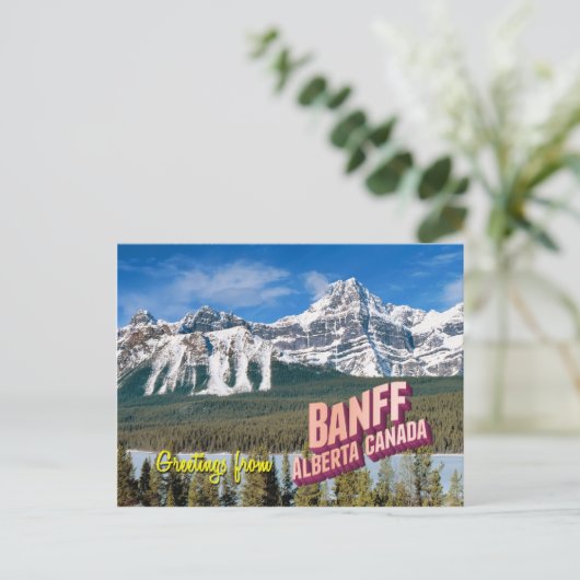 Rockies Mountains Briefkaart (Staand voorkant)