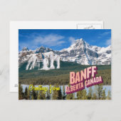 Rockies Mountains Briefkaart (Voorkant / Achterkant)