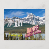 Rockies Mountains Briefkaart (Voorkant)