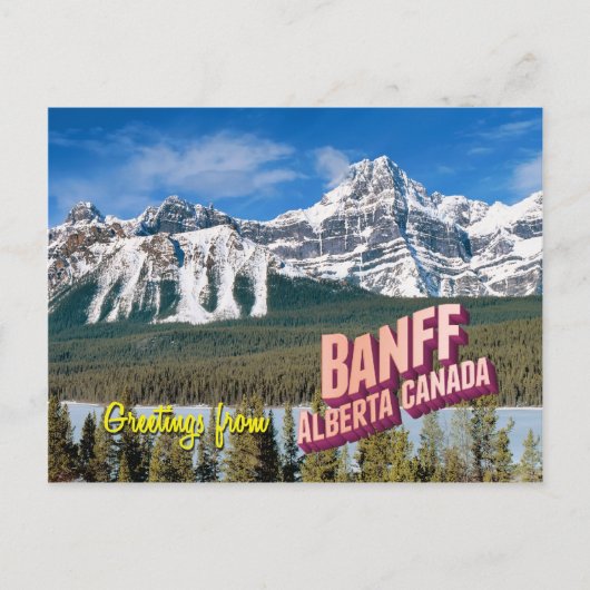 Rockies Mountains Briefkaart (Voorkant)