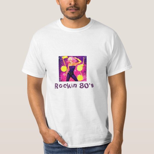 Rockin 80's t-shirt (Voorkant)