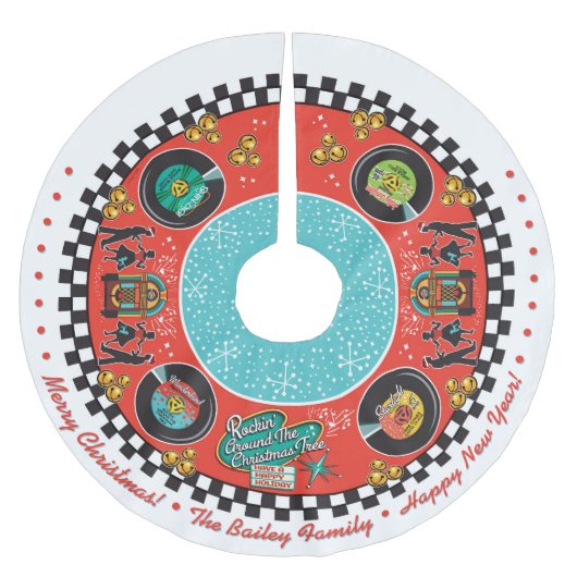  Rockin' Around Christmas Kerstboom Rok (Voorkant)