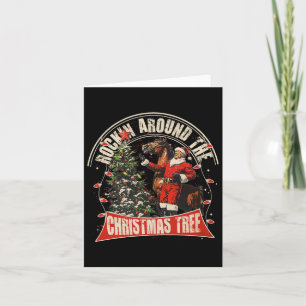 Rockin' Around The Christmas Funny Cowboy beroemd  Kaart