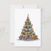 Rockin' around the Christmas Tree | Grappige gitaa Bedankkaart (Achterkant)