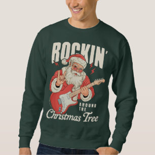 Rockin 'Around The Christmas Tree Rock Music Kerst Trui