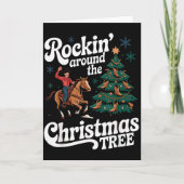 Rockin’ Around The Cowboy Christmas Tree Western X Kaart (Voorkant)