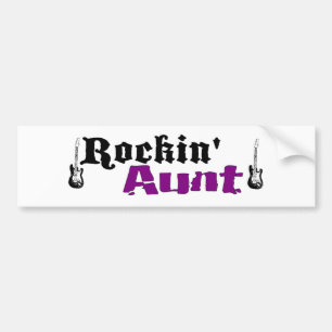 Rockin Aunt Bumpersticker