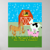 Rockin Barnyard Poster (Voorkant)
