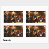 Rockin' Beren: Muzikale 2-delige Sticker Set voor  (Vel)