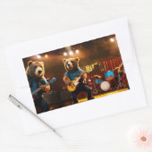 Rockin' Beren: Muzikale 2-delige Sticker Set voor  (Envelop)