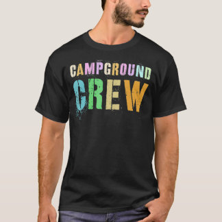 Rockin' CAMPGROUND CREW Host Summer Counselor Teac T-shirt