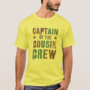 Rockin' CAPTAIN VAN HET COUSIN CREW Funny Grandma  T-shirt