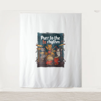 Rockin' Cat Band Wandkleed