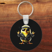 Rockin' Chick Biker Pasen Sleutelhanger (Voorkant)