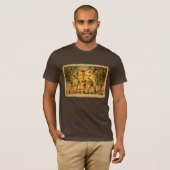 Rockin' Circus Acrobat Vintage Poster T-shirt (Voorkant volledig)