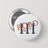 Rockin' Cool Badass Day-knop Ronde Button 5,7 Cm (Voorkant /achterkant)