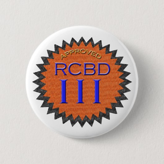 Rockin' Cool Badass Day Seal of Recognition-knop Ronde Button 5,7 Cm (Voorkant)