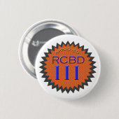 Rockin' Cool Badass Day Seal of Recognition-knop Ronde Button 5,7 Cm (Voorkant /achterkant)